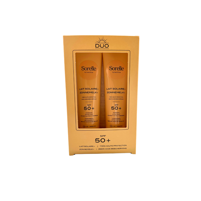 Sorelle SunPro SPF50+ zonnemelk DUO